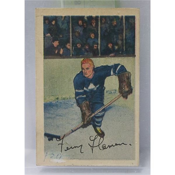 52-53 PARKHURST #47 F. FLAMAN MAPLE LEAFS