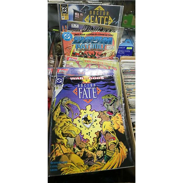 SHORT BOX WITH ASSORTED COMICS