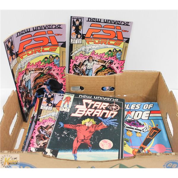 BOX WITH ASSORTED COMICS