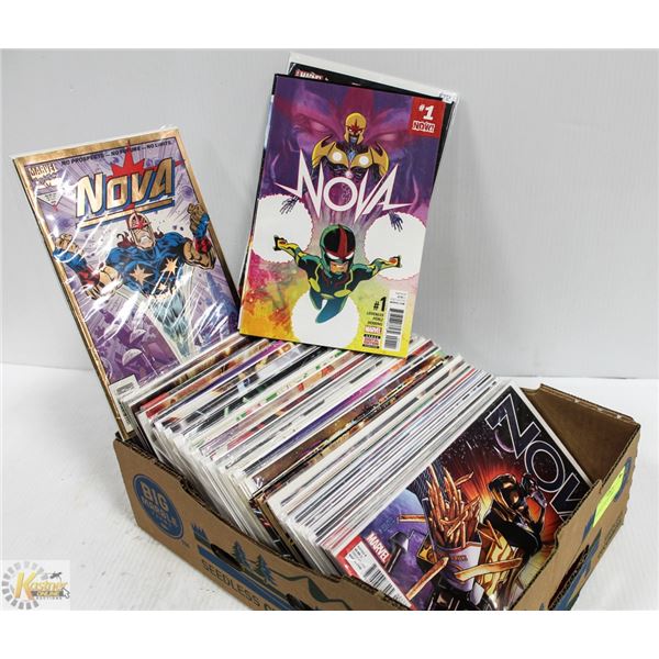 BOX WITH NOVA COMICS