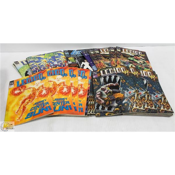 BOX WITH LEGION COMICS