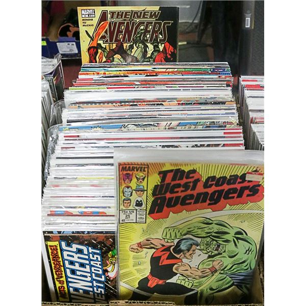 BOX OF AVENGERS COMICS