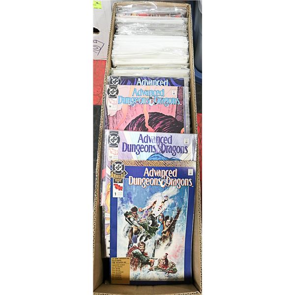 LONG BOX WITH ASSORTED COMICS