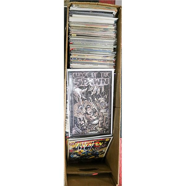 LARGE BOX WITH ASSORTED COMICS