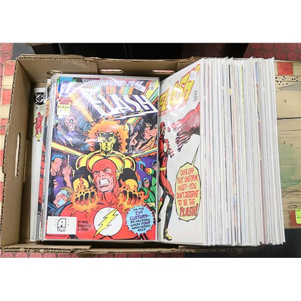 BOX OF THE FLASH COMICS