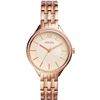 Image 1 : NEW FOSSIL 3 HANDS ROSE-GOLD TONE 36MM MSRP $215