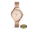 Image 4 : NEW FOSSIL 3 HANDS ROSE-GOLD TONE 36MM MSRP $215