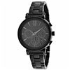 Image 6 : NEW MICHAEL KORS BLACK TRIPLE CHRONO MSRP $370