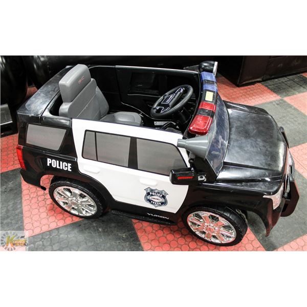 GMC POLICE RIDE ON CAR WORKING