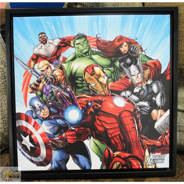 AVENGERS ASSEMBLE CANVAS LARGE PICTURE MARVEL