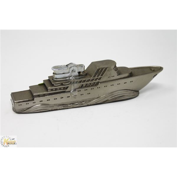 6" CRUISE SHIP PEWTER LIGHTER