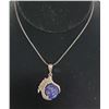 Image 1 : SODALITE STONE IN STAINLESS CLAW NECKLACE STAMPED