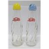 Image 1 : 1950'S GLASS PEPSI SALT & PEPPER POP BOTTLES