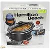 Image 1 : NEVER USED HAMILTON BEACH 4L STAY OR GO CROCK
