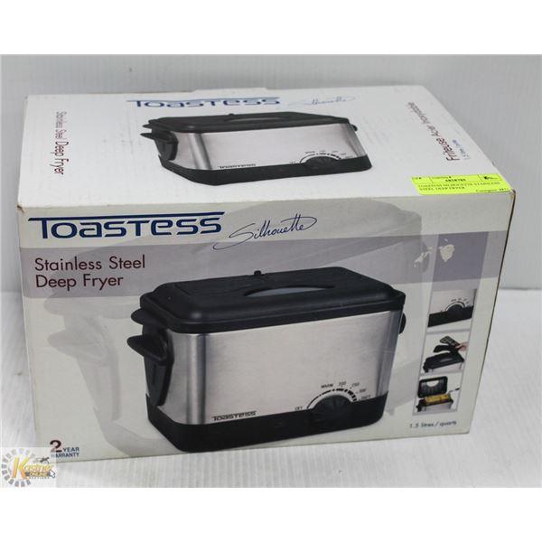 TOASTESS SILHOUETTE STAINLESS STEEL DEEP FRYER
