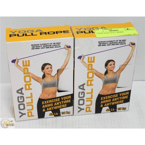 2 NEW YOGA PULL ROPES
