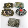 Image 1 : LOT OF 5 ESTATE BELT BUCKLES