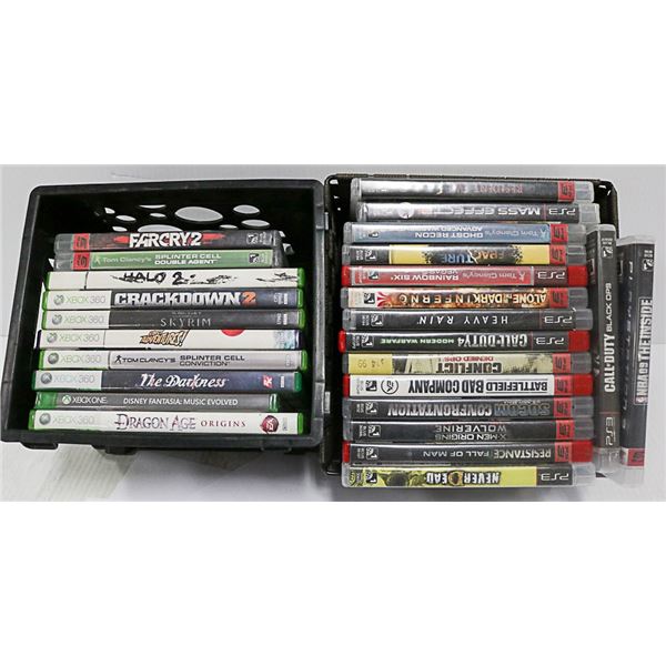 LOT OF XBOX 360 AND PS3 GAMES