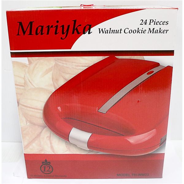 NEW 24 PIECES WALNUT COOKIE MAKER