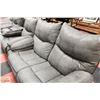 Image 2 : GREY FABRIC RECLINING SOFA, LOVESEAT,AND CHAIR