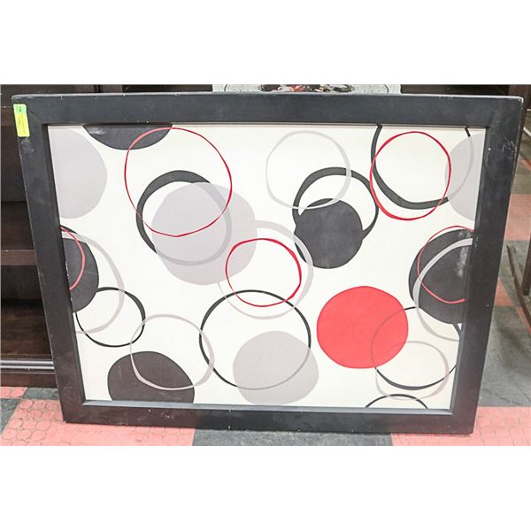 LARGE FRAMED PICTURE 32" X 41"