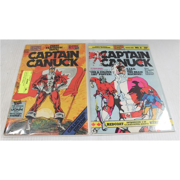 CAPTAIN CANUCK #1 & #2 COLLECTOR COMICS