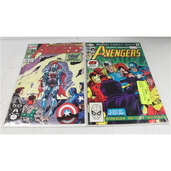 AVENGERS COLLECTOR COMICS #218 & 338