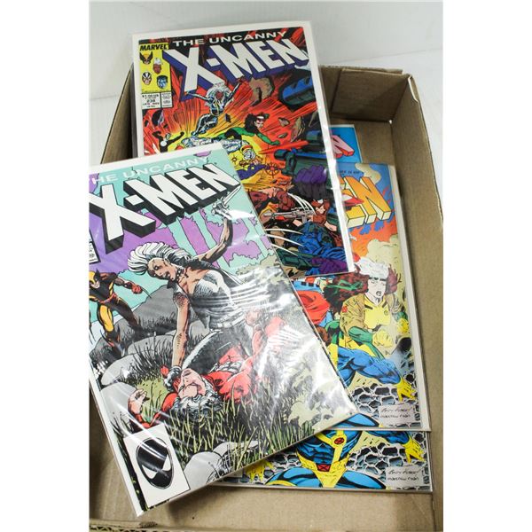 FLAT OF VARIOUS X-MEN COMICS