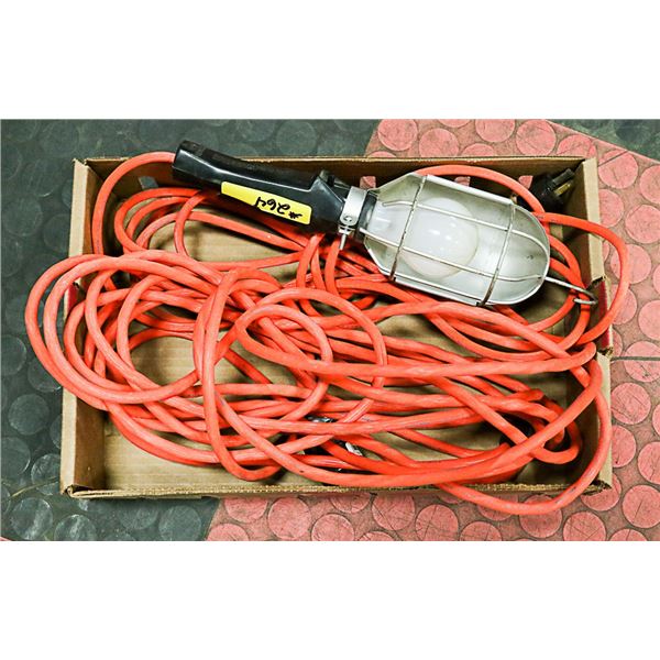 TROUBLE LIGHT WITH 15FT CORD & 25FT EXTENSION CORD
