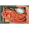 Image 1 : TROUBLE LIGHT WITH 15FT CORD & 25FT EXTENSION CORD