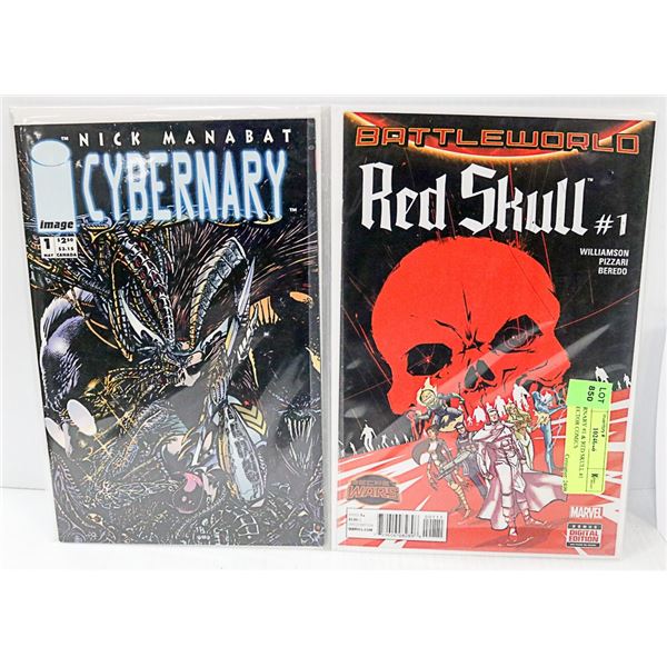 CYBERNARY #1 & RED SKULL #1 COLLECTOR COMICS