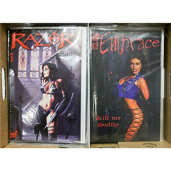 BOX OF ADULT ONLY COMICS