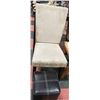 Image 1 : BEIGE HIGH CHAIR WITH FOOT STOOL