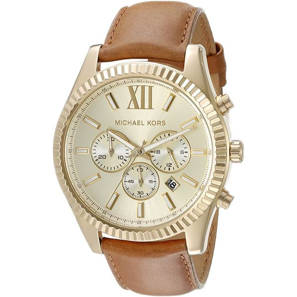 NEW MICHAEL KORS 44MM TRIPLE CHRONO MSRP $319