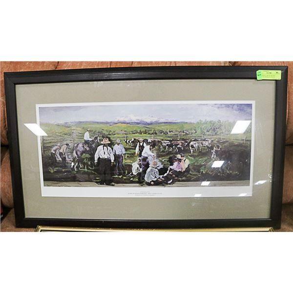 ABORIGINAL ARTIST ROCKY BARSTAD SIGNED IN PENCIL