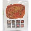 Image 1 : UNFRAMED ART PRINT WITH AUSTRALIAN STAMPS