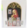 Image 1 : UNFRAMED MADONNA AND CHILD PRINT W/STAMPS