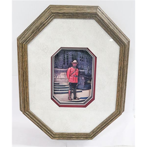 RCMP LAYERED PAPER CUT OUT 3D ART IN FRAME