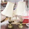 Image 1 : LOT OF 2 BRASS LAMPS