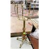 Image 1 : BRASS & WOOD PLANT STAND 28" TALL