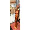 Image 1 : 3.5 FT WOOD CARVING OF CUBAN LADY WITH