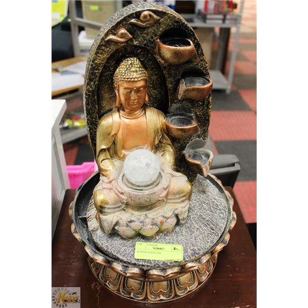 BUDDHA FOUNTAIN APPROX 17" TALL