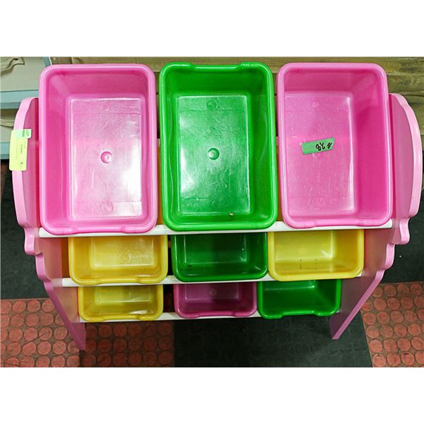 CHILDRENS TOY BINS DORA'
