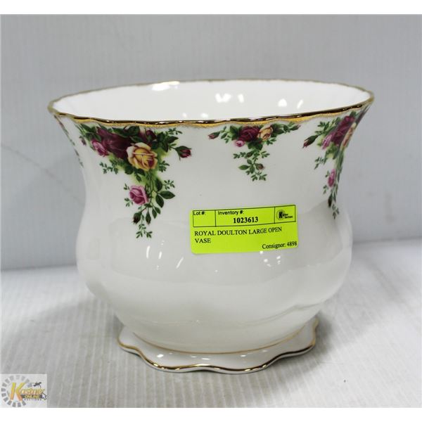 ROYAL ALBERT LARGE OPEN VASE