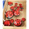 Image 1 : GARDEN STONE LADY BUG FAMILY