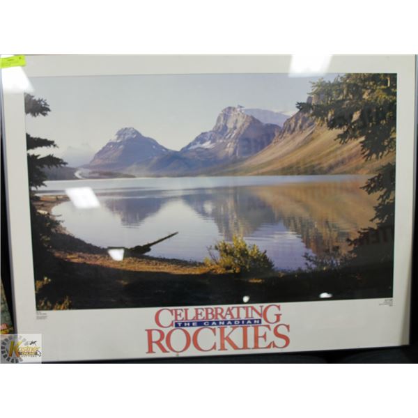 CELEBRATING THE ROCKIES FRAMED POSTER