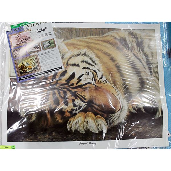 GAIL ADAMS SLEEPING BEAUTY PRINT WITH COA