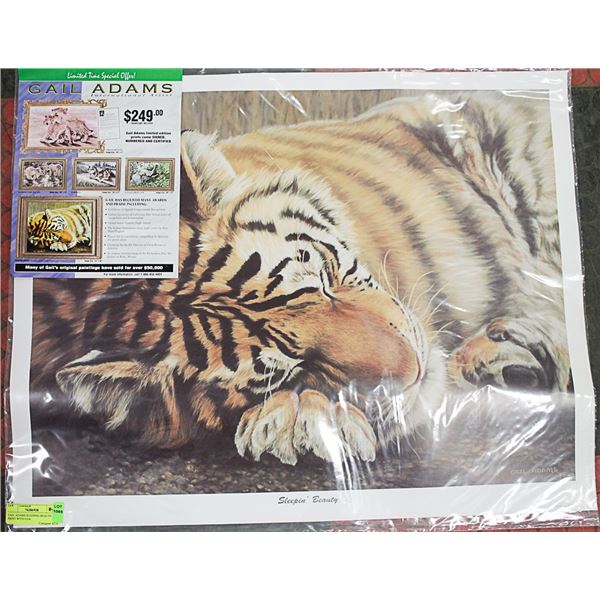 GAIL ADAMS SLEEPING BEAUTY PRINT WITH COA