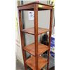 Image 1 : 6 FOOT TALL WOODEN DISPLAY SHELF