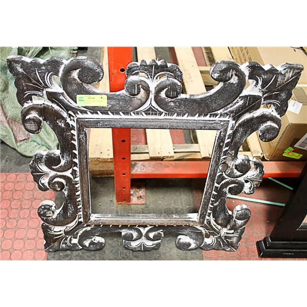 VINTAGE  WOOD FRAME  APPROX 24" X 24"